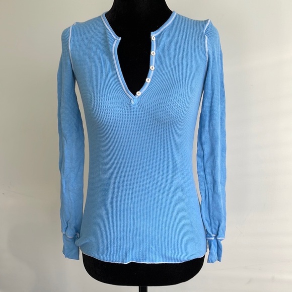 Spendid, Set of 2 waffle knit long sleeves. Size S - Picture 2 of 4